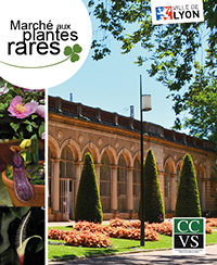 Image de l'affiche de l'vnement montrant une photo de l'orangerie et des photos de 3 plantes